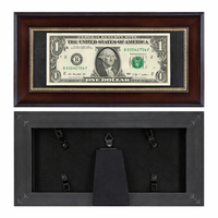 Cadre PS 2026 4*9 pour l'affichage de billets de banque, cadre photo pour argent avec perles dorées