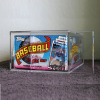 TCG Offre Spéciale étui de protection en acrylique transparent pour Topps Baseball/Football Wax Box 1980-1991 étui en acrylique étanche
