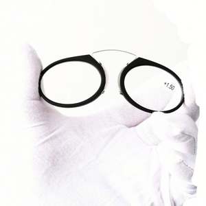 Gafas de Lectura Redondas Portátiles Unisex de Moda 2025 con Estuche, Clip para Teléfono, Mini Clip para la Nariz - Product Image 4