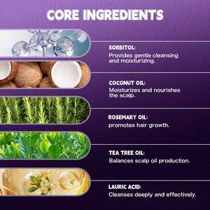 Savon revitalisant avec shampoing au romarin et oignon naturel endommagé pour tous les types de cheveux réparation lisse personnalisée en usine - Product Image 5