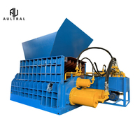 Cisaille hydraulique industrielle Aultral pour la découpe de métaux et de conteneurs en acier