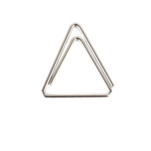 Clips en papier triangulaires noirs, clips en métal pour classeur, clips en papier dorés et argentés, clips pour notes - Product Image 3