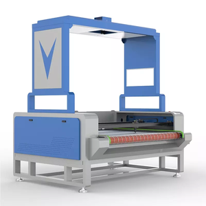 1610 cnc CO2 ccd Vision Laser Cutting Machine for Sublimated Dye Textile Printed Fabric Apparel Sports Garment