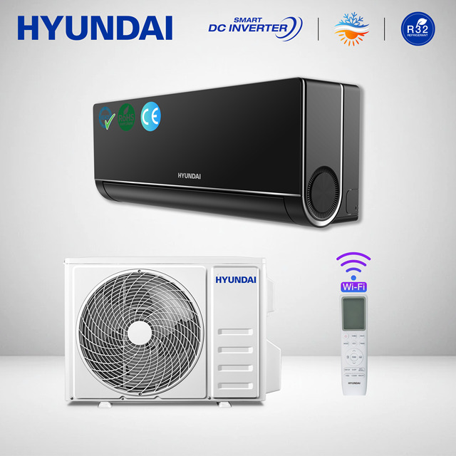 HYUNDAI 12000 BTU 50HZ Inverter Split Air Conditioner WiFi R32 New High SEER Smart Control Energy Saving for Household Hotel Use