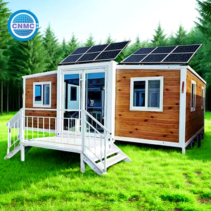 Modern küçük mobil prefabrik GÜNEŞ PANELI lityum pil zemin havuzu genişletilebilir konteyner ev - Product Image 2