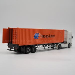 美国集装箱模型工厂定制比例1:50航运线礼品赫伯罗特集装箱压铸卡车模型 - Product Image 3