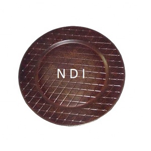 Assiette de service en acier inoxydable pour la cuisine et la restauration Assiette de présentation en forme arrondie pour la salade - Product Image 1