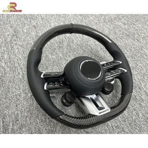 อัพเกรดพวงมาลัยคาร์บอนไฟเบอร์ 4 ก้าน รุ่นใหม่ ปี 2025 สำหรับ Mercedes-Benz G-Class G63 สำหรับ G500 ปี 2019-2024 - Product Image 3