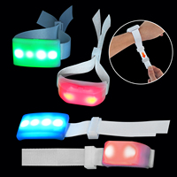 Bracelet LED personnalisable avec contrôleur DMX, logo imprimé, télécommandé pour les lieux événementiels