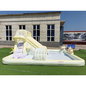 <span class=keywords><strong>Castillo</strong></span> de tobogán de <span class=keywords><strong>agua</strong></span> <span class=keywords><strong>hinchable</strong></span> de Pvc comercial con tobogán para niños, casa de rebote - Product Image 3