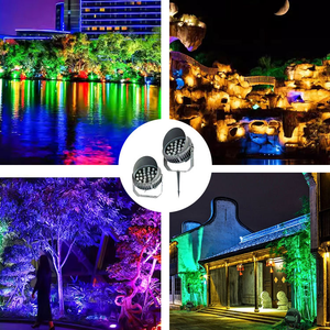 Éclairage paysager extérieur haute puissance, éclairage de jardin, éclairage de paysage, forme ronde, aluminium moulé sous pression, décoration, projecteurs LED - Product Image 6