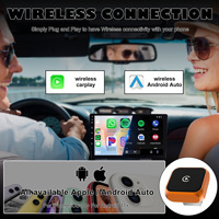 Adaptateur CarPlay filaire vers sans fil CP027 et convertisseur Android Auto 2 en 1, Wifi Plug and Play, dongle audio vidéo USB pour voiture pour iPhone