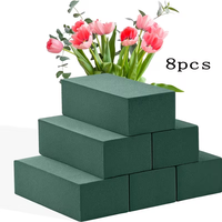 Blocs de mousse florale humide (résine phénolique) pour fleurs fraîches et artificielles – Décorations de luxe pour mariages, anniversaires, maison, bureau et jardin