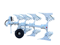 Arado de Surco Reversible Pioneer 3 de Máxima Potencia, Montado en Tractor, con Rodamiento de Engranajes Diésel, 3 Filas, 1 Año de Garantía, Comercial