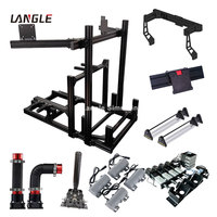 Kit de simulation de vent pour Sim Racing avec module de contrôle, conduit d'air rétractable et dispositif de retour de force aérodynamique
