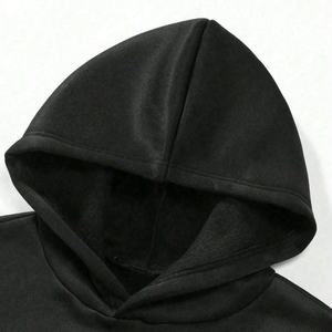 2025 Más Vendido Streetwear de Calidad Personalizado Oversize con Apliques Bordados 100% Algodón Invierno Estampado Completo para Hombre Corte Cuadrado y Recortado - Product Image 2