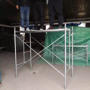 Echafaudage Hot <b>Dip</b> Galvanized/Painted Pipe Scaffold Ladder Frame 42'' Steel Modular Scaffold System - Product Image 6