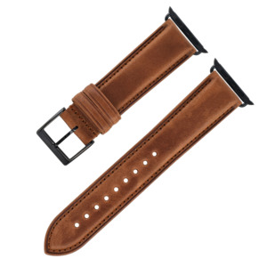 Heqi-Correa de cuero para <span class=keywords><strong>Apple</strong></span> <span class=keywords><strong>Watch</strong></span>, correa de reloj de 41mm, 45mm, cera de aceite de grano superior, <span class=keywords><strong>nuevo</strong></span> diseño <span class=keywords><strong>2022</strong></span> - Product Image 5