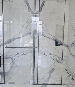 Losas de Mármol Blanco Calacatta Italiano para Fregaderos de Cocina, Encimeras, Muebles de Baño, Pisos, Paredes, Comedor, Sala de Estar, Impermeables - Product Image 3