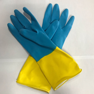 Naturel Étanche Allongé Épais Latex Ménage De Nettoyage En Caoutchouc De Sécurité De Travail Gants - Product Image 5
