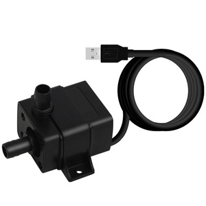 Bomba de agua cuadrada USB con conexión de manguera flexible de 1/2 pulgada, DC sin escobillas, para mascotas, hidroponía y acuarios - Product Image 1