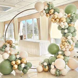 Arche de ballons ronde dorée de 7,2 pieds, support circulaire en fer réutilisable pour mariage, baby shower, décoration de fête, utilisation en photomaton - Product Image 4