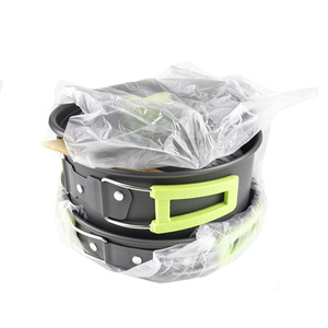Bouilloire portable en aluminium ultra-légère à accumulation de chaleur, ustensiles de cuisine de camping, ensemble de théière, fournitures de camping en plein air, taxes incluses, DS-308 - Product Image 1