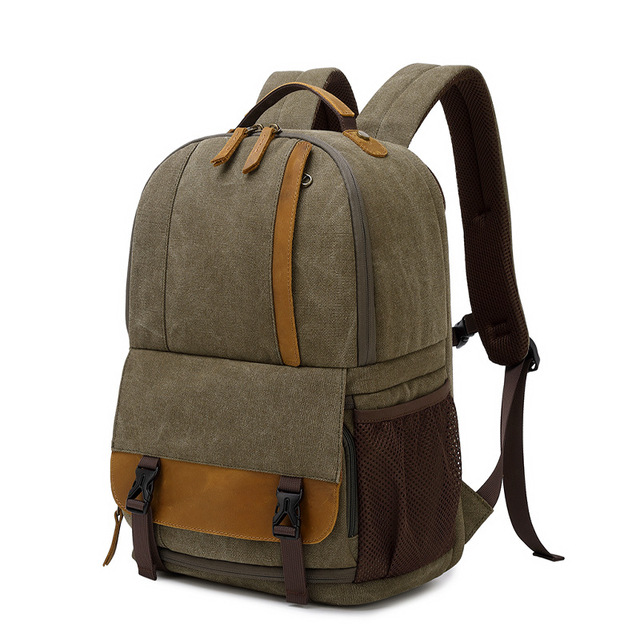 Professional Multi-Function Photographers Drone Camera Backpack Small Size Canvas Nylon Camera Bag
