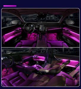 Para Volvo XC90 S90 V90 <span class=keywords><strong>inter</strong></span> Symphony Atmósfera Botón de control Interior LED luz ambiental puerta decorar lámpara - Product Image 5