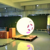 Esfera Giratoria Profesional con Pantalla LED para Exhibición de Globos Terráqueos, con Chips SMD para Planetarios y Centros Científicos
