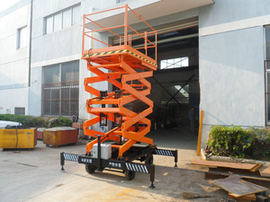 Mesin pengangkat gunting LGMG merek Tiongkok S1412 ZS1413HD 15.8m tinggi Kerja 320kg kapasitas roda gigi Motor efisiensi tinggi untuk - Product Image 6