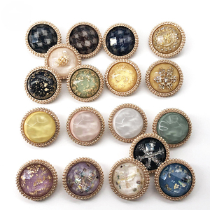 Áo Khoác Kim Loại Nút Tròn Áo Gió Áo Khoác Len Nút Trên Cùng Quần Áo Nút - Product Image 2