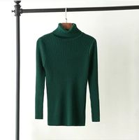 Vente en gros de pull à col roulé pour femmes, mode personnalisée, vêtements d'hiver pour femmes, pull tricoté décontracté pour femmes
