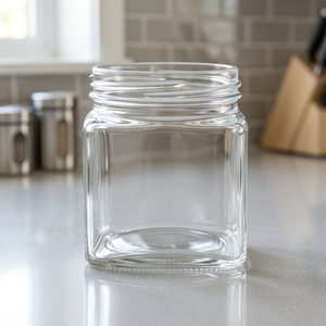 Tarro de vidrio transparente ITC de calidad de exportación para alimentos, ideal para salsas, encurtidos, chutneys y condimentos, disponible a granel. - Product Image 3