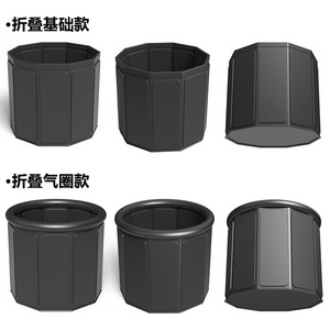 Bañera Inflable Plegable de PVC para Adultos con Anillo de Aire, 70x70cm, 75x75cm, 75x80cm, 80x80cm, para Uso Doméstico - Product Image 3