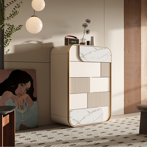 Meubles de maison <span class=keywords><strong>Commode</strong></span> de rangement à 8 tiroirs <span class=keywords><strong>Commode</strong></span> double en bois moderne <span class=keywords><strong>pour</strong></span> chambre à coucher - Product Image 2