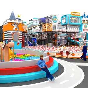 Aoleao - Parque Infantil Interior Grande para Niños, Ninja + Aventura en Altura + Juegos Blandos + Ciudad Simulada, Capacidad para 1000 Personas - Product Image 2