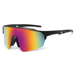 Cycling Glasses Polarized UV400 Windproof Outdoor Sports Sunglasses Type 3 Sunshades PC Lens <b>Grey</b> <b>Frame</b> - Product Image 4