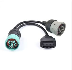 Cavo Y Splitter OBD a Tipo 2 Green9p J1939 e 6p J1708 per Diagnostica Camion Diesel - Product Image 1