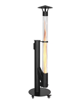 Poêle à pellets de bois portable ENZHI, haute efficacité, chauffage extérieur pour le camping, modèle sans fumée en fer pour le jardin EZ-07