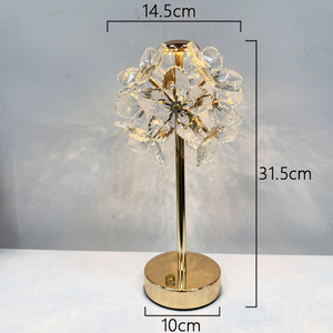 New cross-border creative minimalist modern crystal light luxury decorative living room <b>study</b> bedroom Instagram-worthy night - Product Image 5