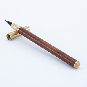 Giữ Bằng Văn Bản Trung Quốc Thư Pháp Bàn Chải Bút Với Mực Nạp Lại Gỗ Flex Mềm Nib Đài Phun Nước Bút - Product Image 3