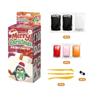 Kit de Arcilla Seca al Aire para Árbol de Navidad para Niños - Set de Manualidades con Molde de Base Cónica, 5 Bloques de Arcilla y Herramientas, Personalizable - Product Image 2