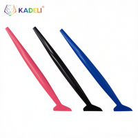 Juego de Herramientas para Plastificar KADELI, 3 Piezas, Espátula de Plástico para Bordes de Vinilo para Automóviles