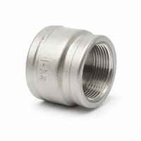 Raccord réducteur en acier inoxydable 304 BSPP BSPT haute pression, lisse, marque ZL, filetage double femelle 1/2, 3/4, 1 pouce, pour tuyauterie
