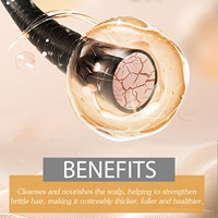 30 jours efficace naturel 5% vitamines huile sérum avec Derma Roller Kit stimuler la croissance des cheveux traitements anti-chute de cheveux pour les femmes