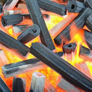 Échantillon gratuit en gros Briquettes de sciure de bois hexagonales sans fumée pour barbecue Charbon de bois Meilleur prix-Meilleure qualité ANGLE - Product Image 1