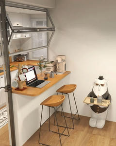 Fenêtres verticales repliables de haute qualité en aluminium verre trempé sécurité fenêtre pliante gril Double rabat fenêtre pliante - Product Image 5