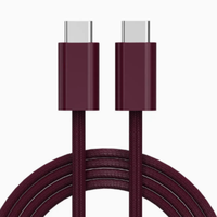 Câble adaptateur de gros d'usine Type-C 3A à charge rapide avec gaine PVC/Nylon pour iPhone 15/16/17/18 Pro Max et téléphones Android - Longueur 1M