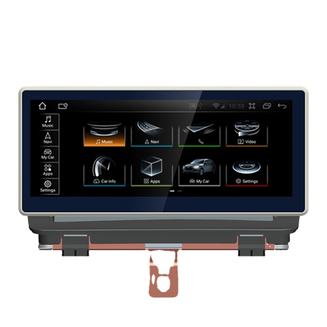 IPS 8.8" Android Car Multimedia Touch Screen 4g Wifi Carplay Radio Dvd Player Navigation Stereo Accessories Q3 Android for Audi